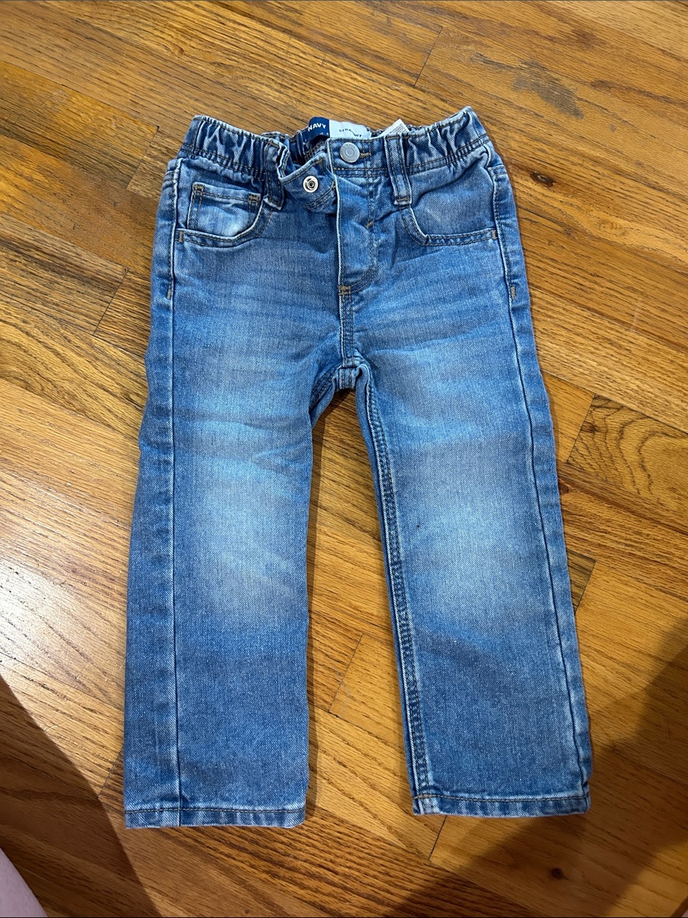 Old Navy Light Blue Elastic Waist Kids Jeans worn a few times